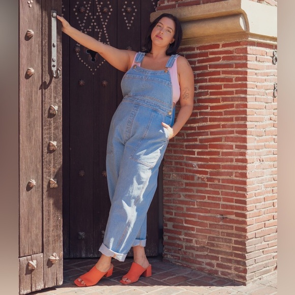 Big Bud Press Pants - Big Bud Press Indigo Denim Original Overalls 100% Cotton Light Wash 2XL EUC